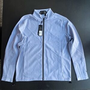 NWT Greyson Golf Sequoia Heron Light Blue Men's Jacket Large Full Zip